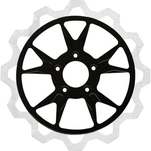 Lyndall Racing Brakes Llc - Brake Rotor - Frnt -bowtie Machine 13"blk B-52 Cntr - Tour - 4005-5158