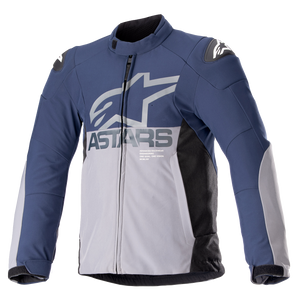 Alpinestars - SMX Waterproof Jacket - Navy/Gray - 3XL - SMX Waterproof Jacket - 3206523-7161-3X