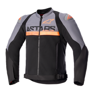 Alpinestars - SMX Air Jacket - Gray/Black/Orange - Small - SMX Air Jacket - 3306523-914-S