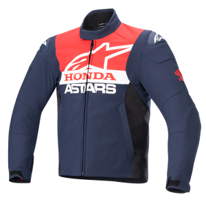 Alpinestars - Honda SMX Waterproof Jacket - Blue/Black/Red - 2XL - Honda SMX Waterproof Jacket - 3206223-7163-2X