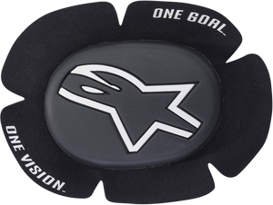 Alpinestars - GP Sport Evo Knee Sliders - Black/White - GP Sport Evo Knee Sliders - 6403020-12