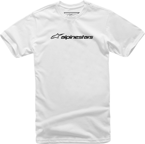 Alpinestars - Linear T-Shirt - White/Black - XL - Linear T-Shirt - 1211720242010XL