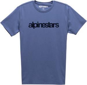Alpinestars - Heritage Word T-Shirt - Blue - 2XL - Heritage Word T-Shirt - 121073006722X