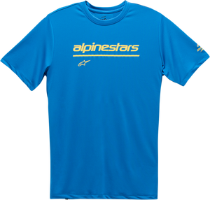 Alpinestars - Tech Line Up Performance T-Shirt - Bright Blue - 2XL - Tech Line Up Performance T-Shirt - 1211738007602X