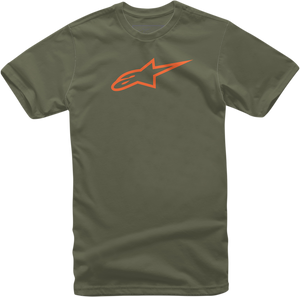 Alpinestars - Ageless T-Shirt - Military/Orange - 2XL - Ageless Classic T-Shirt - 10327203069402X