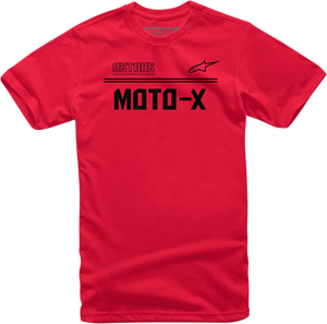 Alpinestars - Moto X T-Shirt - Red/Black - Large - Moto X T-Shirt - 1213720243010L