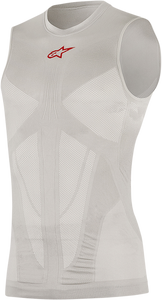 Alpinestars - Tech Tank Summer - Silver/Red - XS/Small - Tech Tank Summer - 1752017-198-X/S
