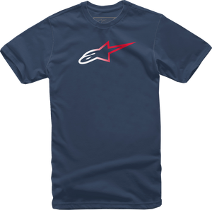 Alpinestars - Ageless Fade T-Shirt - Navy - Large - Ageless Fade T-Shirt - 1232-72202-70-L