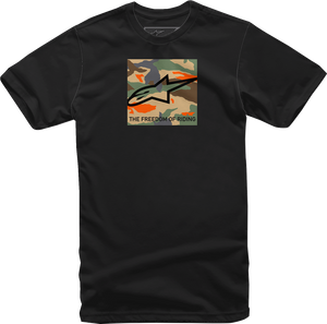 Alpinestars - Free Camo T-Shirt - Black - Large - Free Camo T-Shirt - 1232-72220-10-L
