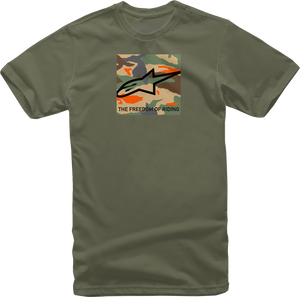 Alpinestars - Free Camo T-Shirt - Military - Medium - Free Camo T-Shirt - 1232-72220-690M