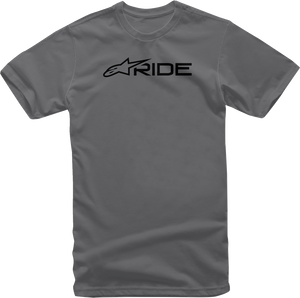 Alpinestars - Ride 3.0 T-Shirt - Charcoal/Black - Large - Ride 3.0 T-Shirt - 1232-722001810L