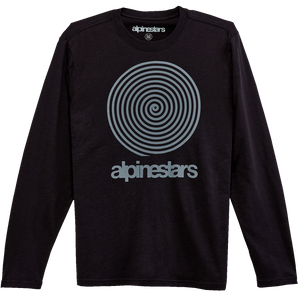 Alpinestars - Spiral Long-Sleeve T-Shirt - Black - Medium - Spiral Long-Sleeve T-Shirt - 1232-71020-10-M