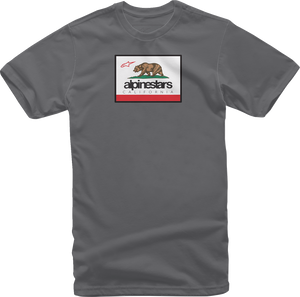 Alpinestars - Cali 2.0 T-Shirt - Charcoal - Medium - Cali 2.0 T-Shirt - 12127207018M