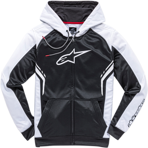 Alpinestars - Strike Zip Hoodie - Black/White - Medium - Strike Zip Hoodie - 101953102-1020M Alpinestars - Strike Zip Hoodie - Black/White - Medium - Strike Zip Hoodie - 101953102-1020M