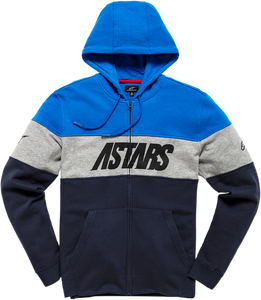 Alpinestars - Grupo Zip Hoodie - Blue/Navy - Large - Grupo Zip Hoodie - 1210533007270L