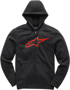 Alpinestars - Ageless 2 Zip Hoodie - Black/Red - XL - Ageless 2 Zip Hoodie - 1038530521030XL Alpinestars - Ageless 2 Zip Hoodie - Black/Red - XL - Ageless 2 Zip Hoodie - 1038530521030XL
