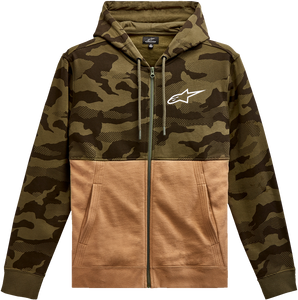 Alpinestars - Camo Block Hoodie - Military/Sand - XL - Camo Block Hoodie - 1213510506923XL