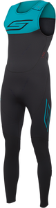 Slippery - Breaker Wetsuit - Black/Aqua - Large - Breaker Wetsuit - 3201-0290 Slippery - Breaker Wetsuit - Black/Aqua - Large - Breaker Wetsuit - 3201-0290