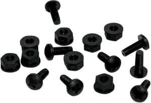 Zero Gravity - Nylon Windscreen Fastener Set - Black - Nylon Fastener Kit for Windscreen - 32-120 Zero Gravity - Nylon Windscreen Fastener Set - Black - Nylon Fastener Kit for Windscreen - 32-120
