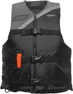 Slippery - Impulse Vest - Black/Charcoal - Super L - Impulse Nylon Vest - 103014-70100521