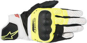 Alpinestars - SP-5 Gloves - Black/Fluo Yellow/White - 3XL - SP-5 Gloves - 3558517-158-3X