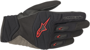 Alpinestars - Shore Gloves - Black/Red - 3XL - Shore Gloves - 3566318-13-3X