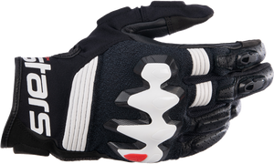 Alpinestars - Halo Gloves - Black/White - XL - Halo Leather Gloves - 3504822-12-XL