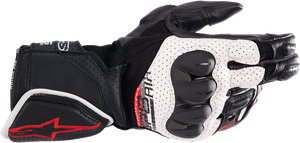 Alpinestars - SP-8 V3 Air Gloves - Black/White/Bright Red - XL - SP-8 V3 Air Gloves - 3558621-1304-XL