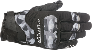Alpinestars - C-30 Drystar Gloves - Black/Camo - XL - C-30 Drystar Gloves - 3528918-990-XL