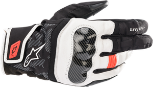 Alpinestars - SMX-Z Gloves - Black/White/Red - XL - SMX-Z Gloves - 3527421-1231-XL