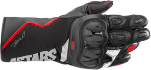 Alpinestars - SP-365 Drystar Gloves - Black/Fluo Red/White - Small - SP-365 Drystar Gloves - 3527921-1321-S