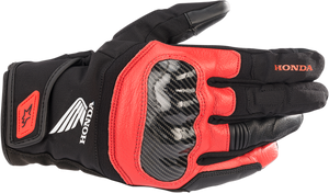 Alpinestars - SMX-Z Waterproof Honda Gloves - Black/Red - XL - SMX-Z Waterproof Honda Gloves - 3527321-1303-XL