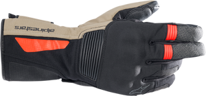 Alpinestars - Denali Aerogel Drystar Gloves - Black/Dark Khaki/Fluo Red - 3XL - Denali Aerogel Drystar Gloves - 3526922-1853-3X