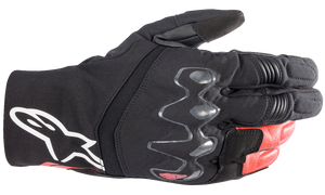 Alpinestars - Hyde XT DrystarXF Gloves - Black/Bright Red - Medium - Hyde XT DrystarXF Gloves - 3522523-1303-M