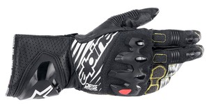 Alpinestars - GP Tech V2 S Gloves - Black/White - Small - GP Tech V2 S Gloves - 3556422-12-S