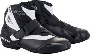 Alpinestars - SMX-1 R v2 Boots - Black/White - US 7.5 / EU 41 - SMX-1R V2 Boots - 2224521-12-41