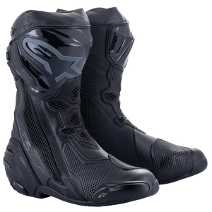 Alpinestars - Supertech R Boots - Black - US 10.5 EU 45 - Supertech R Boots - 2220021-1100-45
