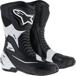 Alpinestars - SMX-S Boots - Black/White - US 6 / EU 39 - SMX S Boots - 2223517-12-39