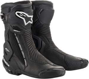 Alpinestars - SMX+ Vented Boots - Black - US 7.5 / EU 41 - SMX Plus Vented Boots - 2221119-10-41