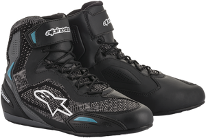 Alpinestars - Stella Faster-3 Rideknit Shoes - Black/Teal - US 9 - Stella Faster-3 Rideknit Shoes - 251052011709