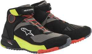 Alpinestars - CR-X Drystar Shoes - Black/Red/Yellow Fluorescent - US 10.5 - CR-X Drystar Riding Shoes - 2611820153810.5