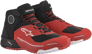 Alpinestars - CR-X Drystar Shoes - Black/Red - US 14 - CR-X Drystar Riding Shoes - 26118203114