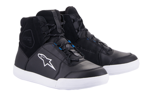 Alpinestars - Chrome Shoes - Waterproof - Black/White - US 8 - Chrome Waterproof Shoes - 2543123-157-8