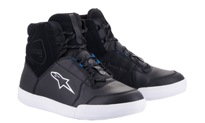 Alpinestars - Chrome Shoes - Waterproof - Black/White - US 12 - Chrome Waterproof Shoes - 2543123-157-12