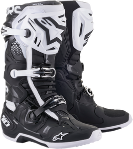 Alpinestars - Tech 10 Boots - Black/White - US 13 - Tech 10 Boots - 2010020-12-13