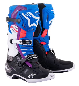 Alpinestars - Tech 10 Supervented Boots - Blue/Black/White - US 11 - Tech 10 Supervented Boots - 2010520-1792-11