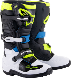 Alpinestars - Tech 7S Boots - Black/Blue/Yellow - US 4 - Youth Tech 7S Boots - 2015017-1795-4