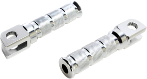 Emgo - Front Footpegs - Silver - Suzuki - Anodized-Aluminum Footpegs for Sportbikes - 50-11231 Emgo - Front Footpegs - Silver - Suzuki - Anodized-Aluminum Footpegs for Sportbikes - 50-11231