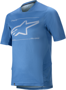 Alpinestars - Drop 6.0 Jersey - Short-Sleeve - Blue - Medium - Drop 6.0 Jersey - 1766320-7310-MD