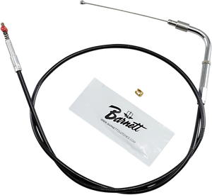 Barnett - Idle Cable - Black - Black Vinyl Throttle/Idle Cable - 101-30-40012